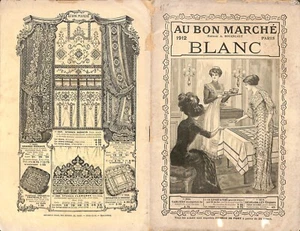 PARIS " AU BON MARCHÉ " CATALOGUE BLANC / DEPARTMENT STORE CATALOG 1912 - Picture 1 of 12