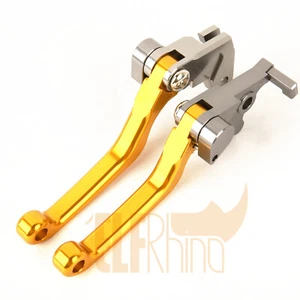 Juego de palancas de freno embrague pivote CNC para Suzuki DRZ125L 2003-2009/RM80 1989-2001 - Imagen 1 de 5