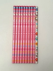 Vintage Sanrio Pencils Hello Kitty Mimi White Daisy Set Of 10 New 2004 2000 - Picture 1 of 16