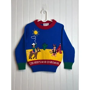 Vintage Kids Wild West Sweater - Picture 1 of 2