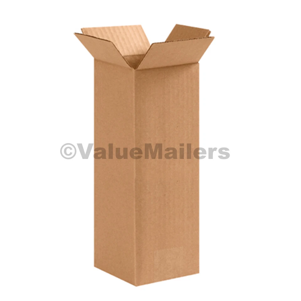 25 6x6x32 Cardboard Packing Mailing Moving Shipping Boxes Corrugated Box Cartons - Image 1 of 1