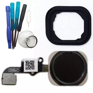 iPhone 6 Home Button Flex Kabel ID Sensor Touch Menü Taste schwarz + Werkzeug - Bild 1 von 6