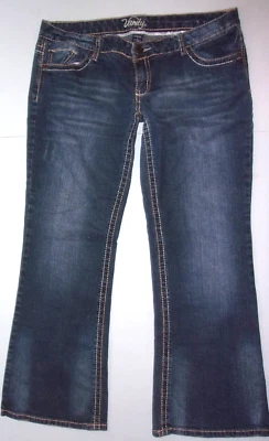 Mujer Vanity Tyler Low Rise Bootcut Azul Vaqueros Talla 36W/31L Foto 1 de 4