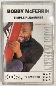 Bobby McFerrin Simple Pleasures Music Cassette Tape TC-MAN-748059 Manhattan 1988 - Picture 1 of 24