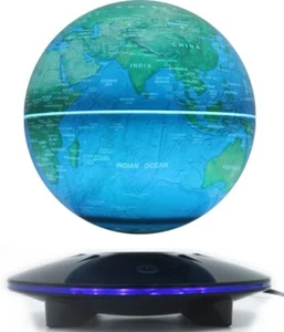 Magnetic Levitating Globe, 6 Inch LED Levitation Floating World Map Globe, Au... - Picture 1 of 7