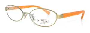 NEW COACH RANDY HC 5032 9072 PALE GOLD/ORANGE TEMPLES EYEGLASSES AUTHENTIC 52-16 - Picture 1 of 4