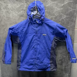 Stearns Dry Wear Jacket Men L PVC Waterproof Full Zip Drawstring Hooded Vented - Picture 1 of 12