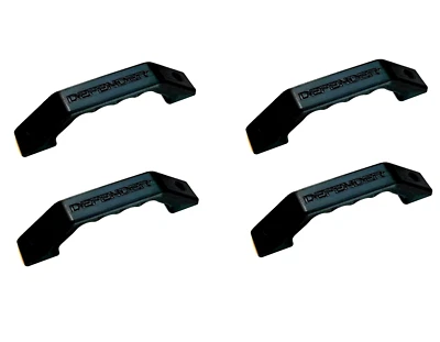 LAND ROVER DEFENDER HASTA 2016 TARJETA DE PUERTA TIRADOR AGARRE INTERIOR MANIJA JUEGO DE 4 Foto 1 de 4