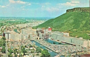 Golden CO Adolph COORS Company Werk Fabrik Luftaufnahme Bier Vintage Chrom Postkarte - Bild 1 von 2