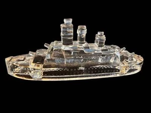 Glass Model USS Maine, circa early 1900's - Picture 1 of 1