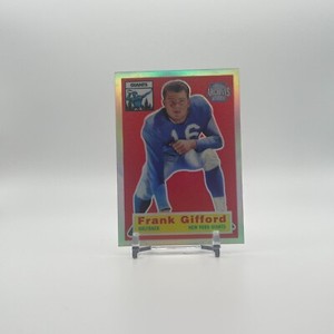 2001 Topps Chrome Archives Reserve Frank Gifford Refractor #53 New York Giants