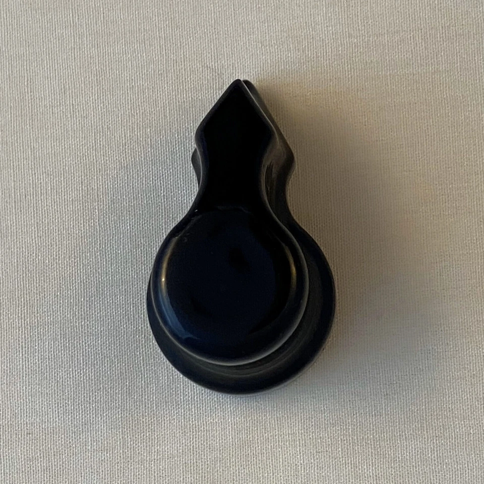 Vintage 1920s-30s Electric Range Knob, black ceramic - Image 1 of 4
