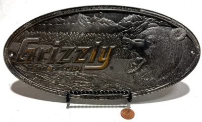 Placa metálica Grizzly Industrial desde 1983 Foto 1 de 4