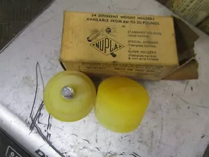 Pair NOS Nupla No 15 Hammer Screw On Soft Tips USA 1-1/2" Diameter - Picture 1 of 2