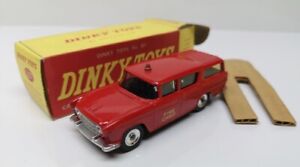 DINKY TOYS # 257 Nash Rambler CANADIAN FIRE CHIEF’S CAR (Small Roof Light) - MB