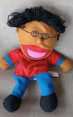 Oriental Trading Co Happy Kids Hand Puppet - Ethnic Boy Red Shirt - Image 1 of 2