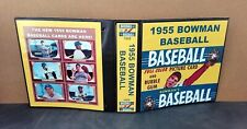 1955 Bowman Baseball Cards Custom Made Binder Inserts 3 Sizes FREE SHIPPING