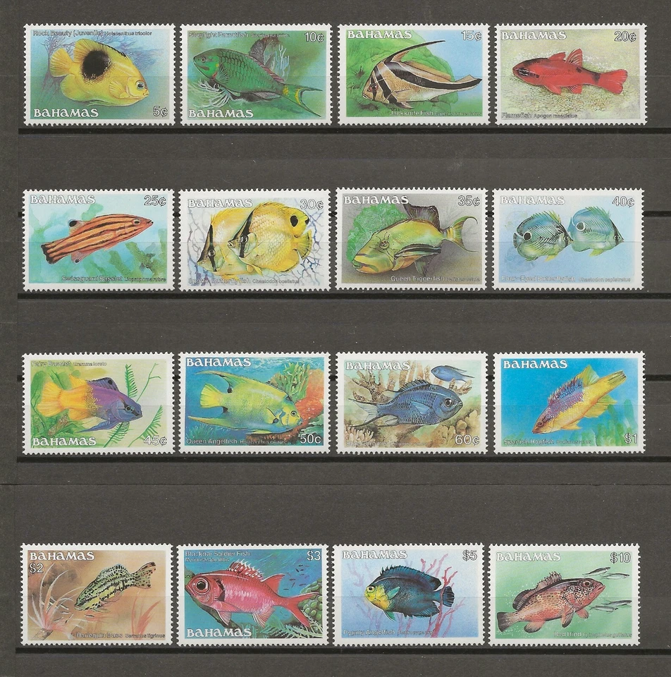 BAHAMAS 1986/90 SG 758A/773A MNH - Изображение 1 из 1