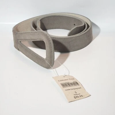 Cinturón Coldwater Creek Soja Gamuza Hipslung 37" S Misses 6-8 Foto 1 de 4