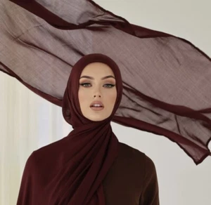 Women modal hijab scarf wrap headscarf wrap turban scarf - Picture 1 of 33