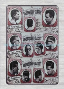 office designs BARBERSHOP CLASSIC metal tin sign - Picture 1 of 4