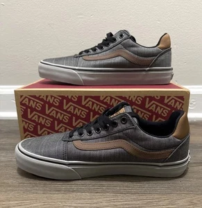 Vans Ward Deluxe Schuhe Herren 8 Textil schwarz/grau Komfort Sneaker NEU mit Karton - Bild 1 von 9