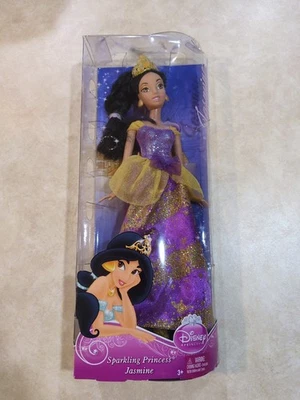 Disney Brillante Princesa Jazmín Muñeca Mattel 2011 11" Nuevo en Caja Vestido Púrpura Foto 1 de 4