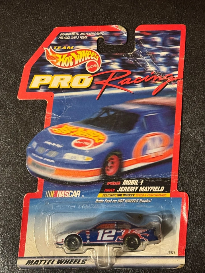 NASCAR DIECAST 1:24 HOT WHEELS #12 JEREMY MAYFIELD MOBIL 1 Foto 1 de 1