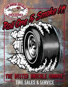 Roll One & Smoke It Metal Sign Reproduction 32cm x 41cm - Picture 1 of 1