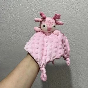 Renna peluche Parents Choice Minky Dot bambino sonaglio amorevole rosa 11" sicurezza - Foto 1 di 3