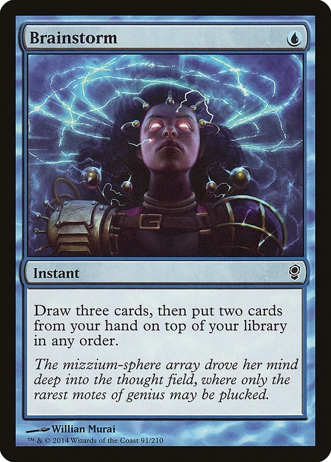 Brainstorm 91 LP Normal Conspiracy MTG EN - Image 1 of 1