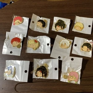 Brooch Mini- Badge Metal Anime Demon Slayer Breastpins Cartoon Set Of 11 - Picture 1 of 12