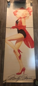 MARILYN MONROE GENTLEMEN PREFER BLONDES RARE 1988 XL 62,5X22,9" DOOR POSTER - Picture 1 of 4