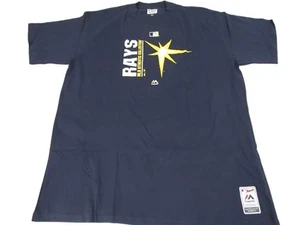 New Tampa Bay Rays Mens Big & Tall Sizes 2XL-3XL-4XL-5XL Majestic Shirt - Picture 1 of 6