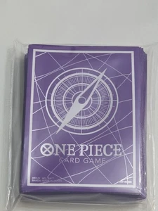 2025 Bandai Fest Exclusive One Piece Card Game Silver & Purple Sleeves! NEW! - Picture 1 of 2