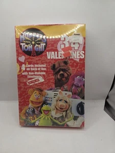 Tarjetas de San Valentín de colección de los Muppets Tonight de los años 90 34 niños aula Jim Henson - Imagen 1 de 5