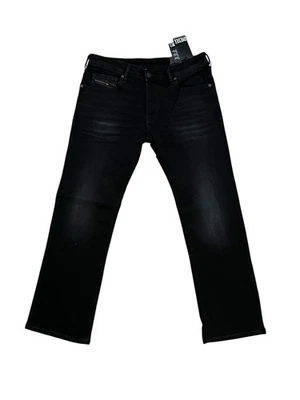 Jeans Diesel Para Hombres Zatiny Slim Bootcut RB064 Negro $195 Talla 36/32 Foto 1 de 4