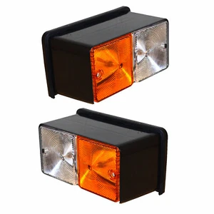 Fits Ford Tractor Front Side Light Lens 4600 550 5610 7610 7700 8700 New Holland - Picture 1 of 12