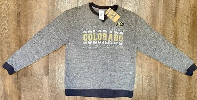 New University of Colorado Buffaloes CU Buffs Women's Gray Sweatshirt Medium M - Image 1 of 4
