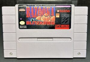 Bazooka Blitzkrieg (Super Nintendo Entertainment System, 1992) SNES Authentic