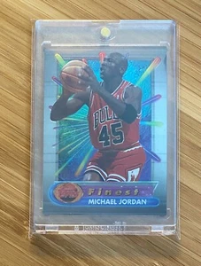 MICHAEL JORDAN 1995 Topps Finest #331 jersey 45 - Picture 1 of 2