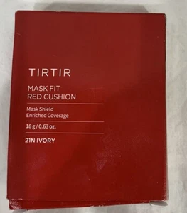 TIRTIR mask fit red cushion 18g 21N IVORY SPF40 PA++ luminous mask shield 2I1 - Picture 1 of 1