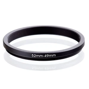 RISE(UK) 52mm-49mm 52-49 mm 52 to 49 Step down Ring Filter Adapter black - Picture 1 of 3