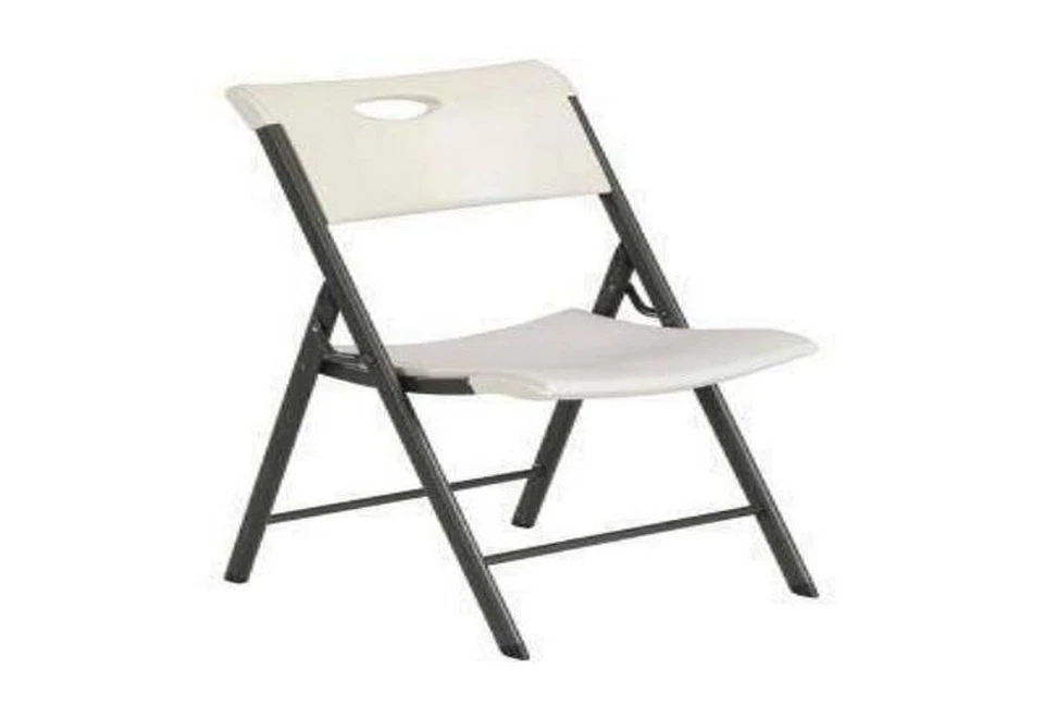 Lifetime 80625 Contemporary Commercial Folding Chair - Almond