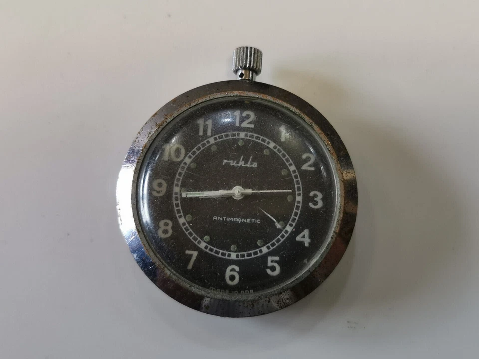 vintage raro relógio de bolso alemão RUHLA - Imagem 1 de 3