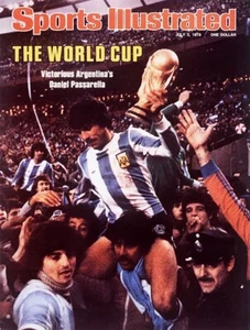 July 3, 1978 Daniel Passarella Argentina World Cup Sports Illustrated NO LABEL - Picture 1 of 1
