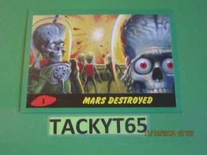 2017 MARS ATTACKS: THE REVENGE PAINTED GREEN BORDER CARD(S) NEW YOU CHOOSE - Picture 1 of 38