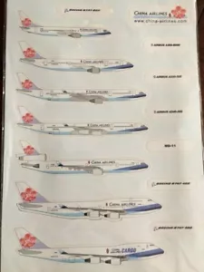 China Airlines Airplanes Fleet Magnets Very Rare Collectible New - Picture 1 of 4