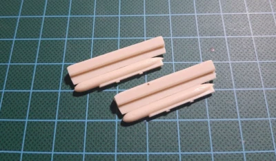 Fiat G.91 PAN 1/48 smoke tanks set ( Italeri - Esci - Heller kits ) - Immagine 1 di 2