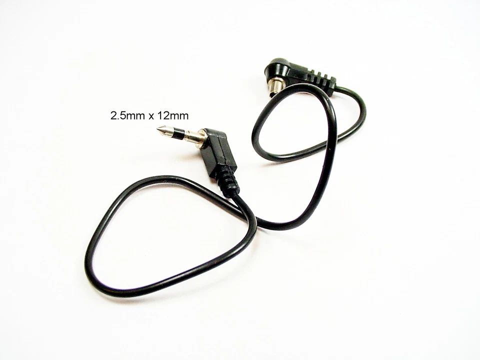 2.5mm  Sync cord to PC 12" | Fits unknown | $8.75 | #4 | - Image 1 of 1